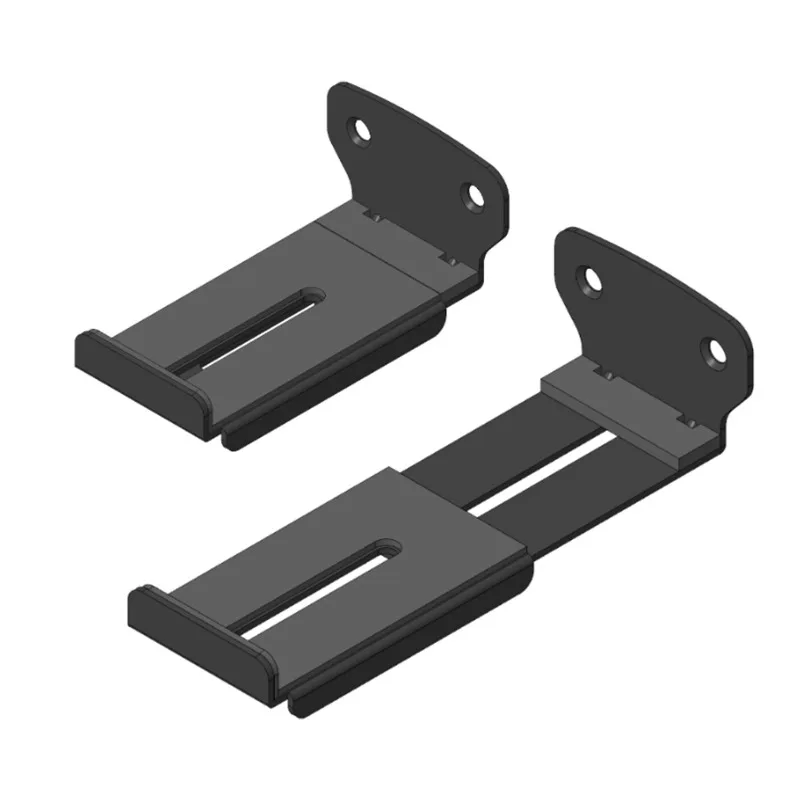 Adjustable Sliding Soundbar Wall Mount Bracket Metal Wall Hanging Rack for Home Theater Long Bar Audio Speaker Mount Accessories