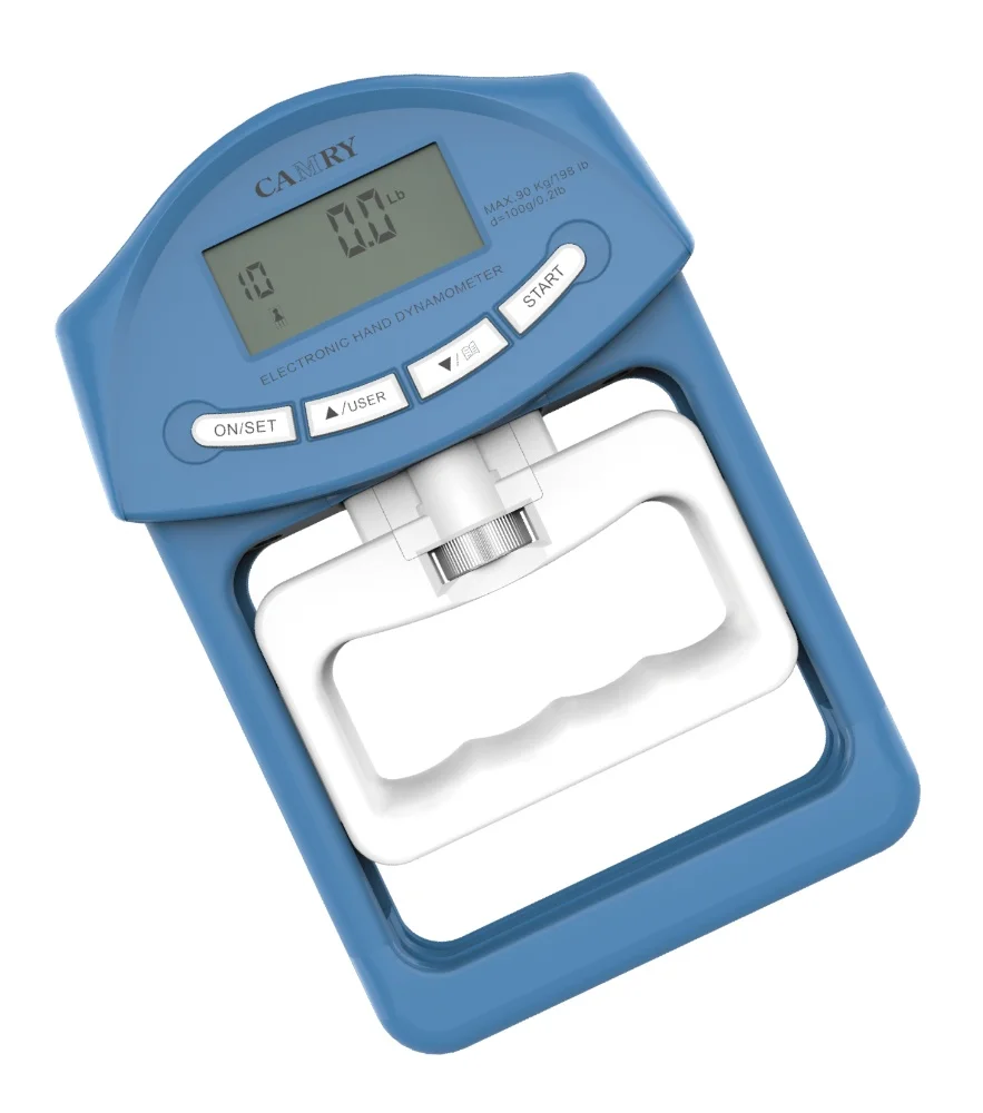 Portable Silicone Digital Hand Dynamometer Trainer Effective for Measuring Hand Strength Grip Power Finger Strength Training Arm