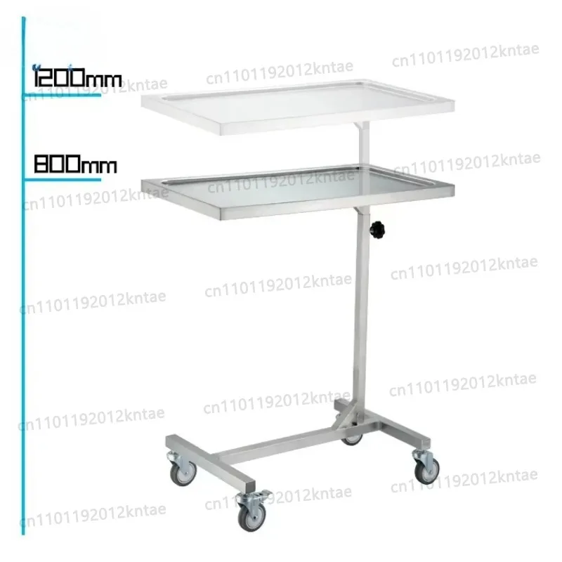 High-Quality Pet Clinic Carrier Stainless Steel Medical Trolley Vet Hospital Operation Trolley Stainless Steel Vet