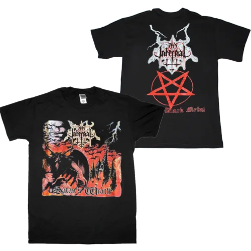 Thy Infernal Satans Wrath T-Shirt Black Fullsize S-5XL