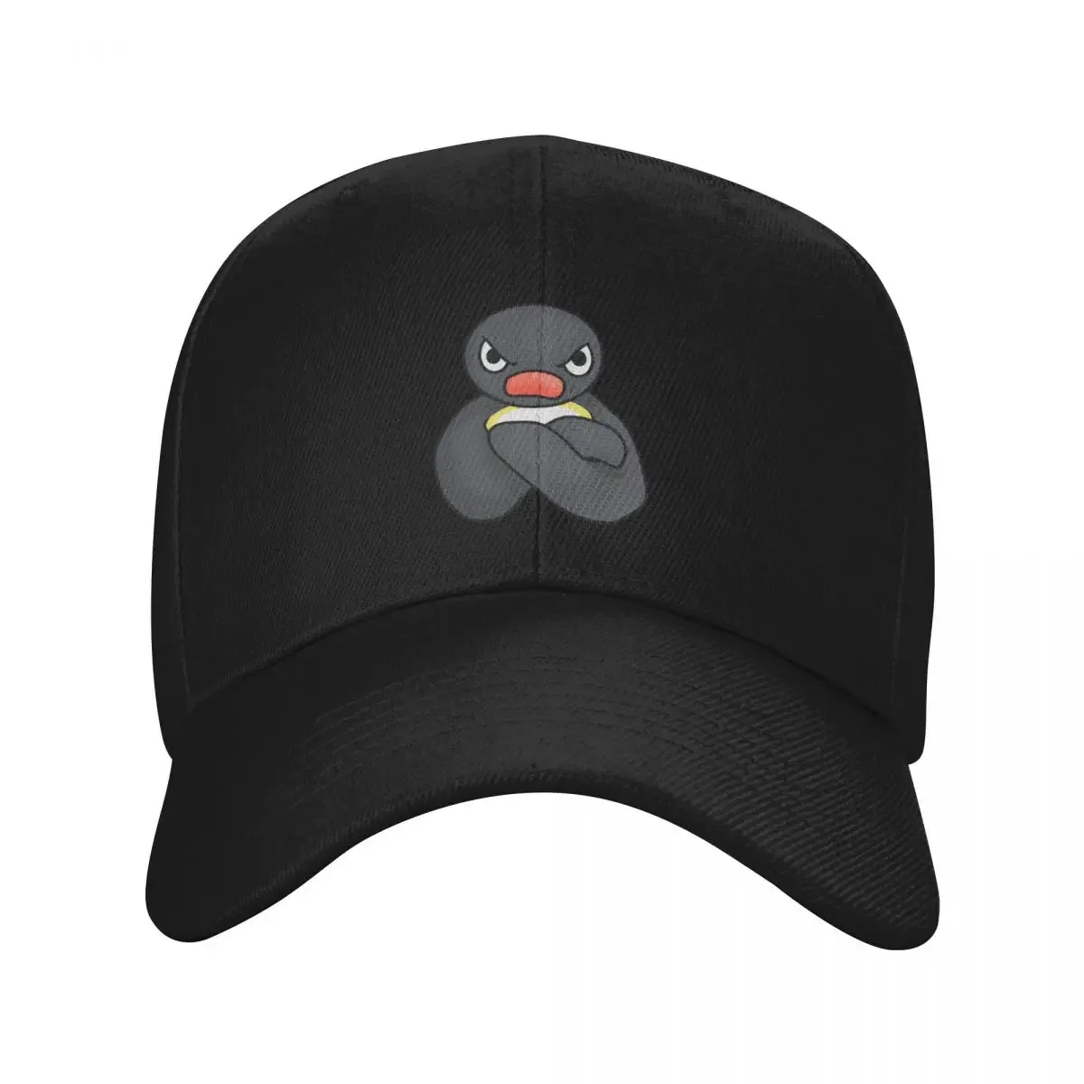 arms crossed pingu Baseball Cap cute Hat men Anime Women's Beach Outlet 2025 Men's