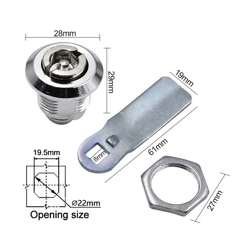 Universal Triangular Key Slotted Key For Electric Cabinets Multifunctional Wrench Panel Lock Metro Train Elevator Door Key Lock