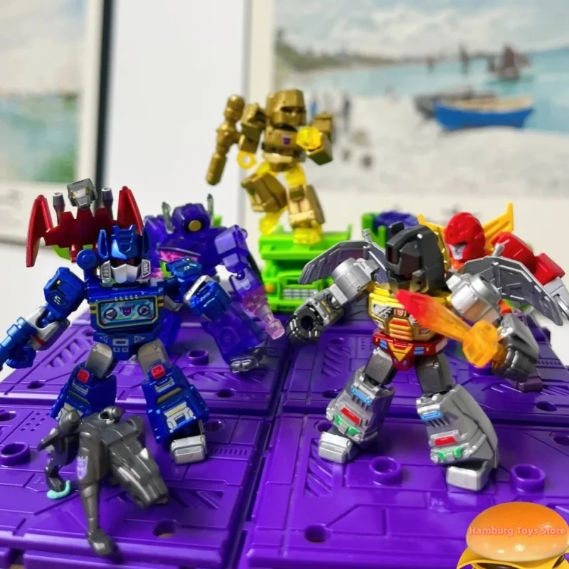 

Original Blokees Trans Formers Starry Edition Vol.3 Devastator Optimus Prime Megatron Armored Robot Toys