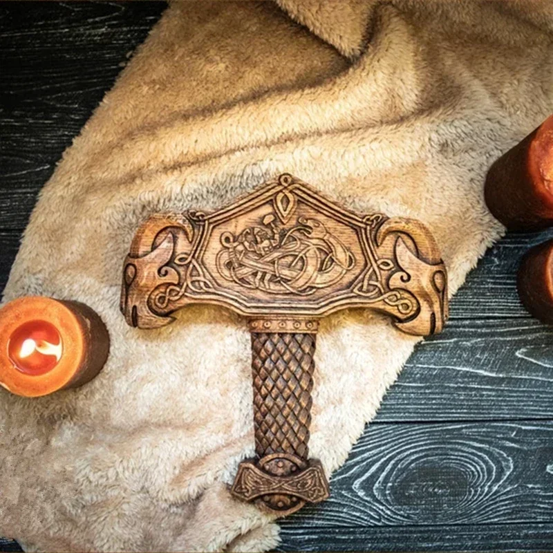 

Mjolnir, Thor, Hammer, Scandinavian, Asatru Heathen, Viking, Pagan, Altar, Thor's Goats, Tanngrisnir, Tanngnjóstr