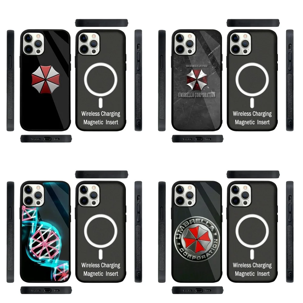 

Umbrella Corporation Phone Case Strong Magnetic For IPhone 15,14,13,Pro,Max,Plus,11,12,Mini For Magsafe Wireless Charging