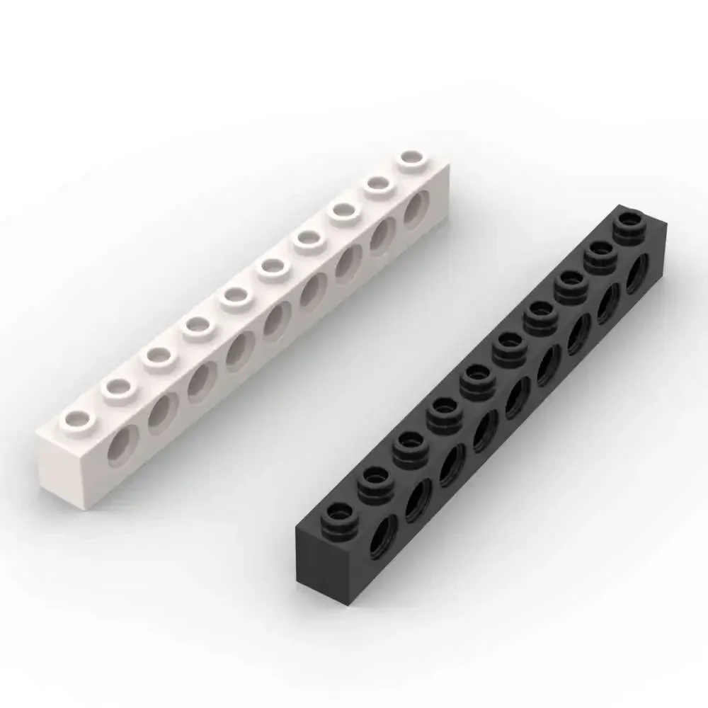 

Набор MOC из 10 деталей (2730) High-Tech 1x10 с отверстиями, строительные блоки, развивающие конструкторы, игрушка-головоломка, подарок на день рождения для детей