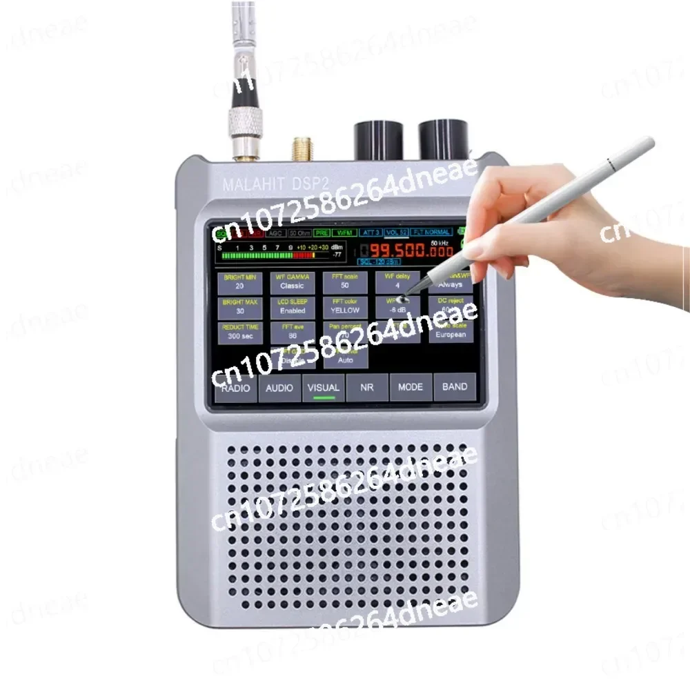 SDR Malachite Receiver Radio 10kHz-380MHz 404MHz-2GHz New Firmware 2.40 Genuine Second Generation Malahit-DSP2