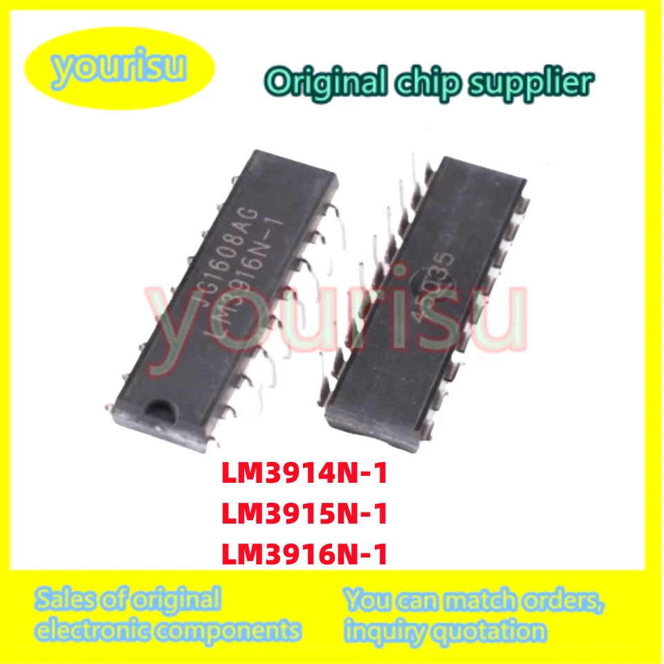 1Pcs/Lot LM3914N LM3914N-1 LM3915N LM3915N-1 LM3916N LM3916N-1 LED Bar Graph Display Driver DIP18