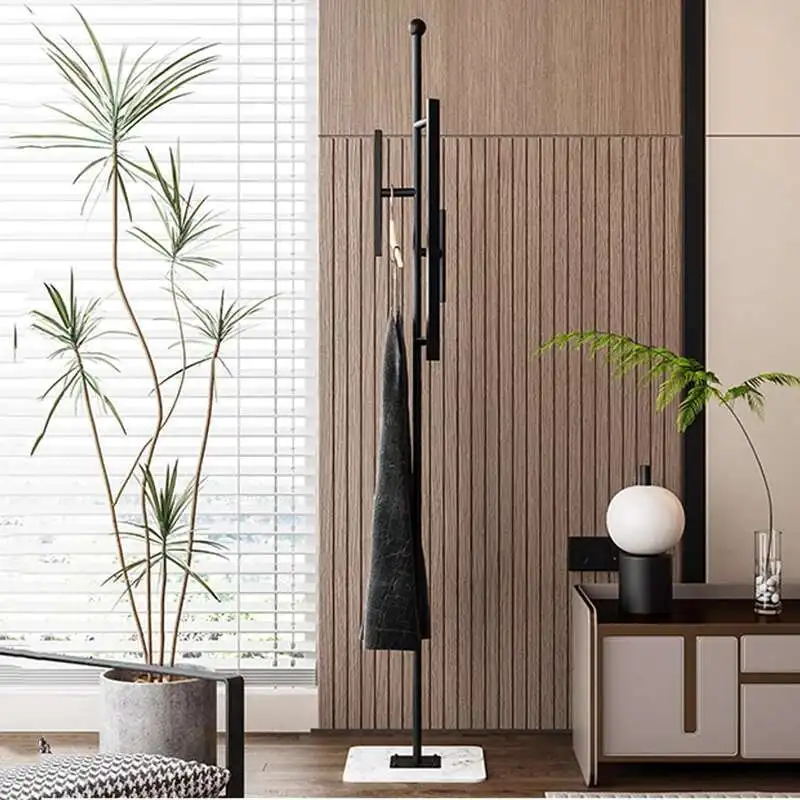 Hat Garment Rack Clothes Hangers Stand Floor Entryway Clothing Rack Wall Hanger Valet Stand Percheros Pared Hallway Furniture