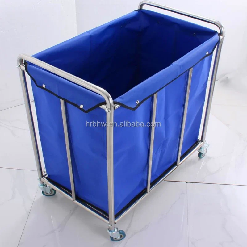 Hot Sale Hospital Trolley Clinic Laundry Cart Waste Trolley