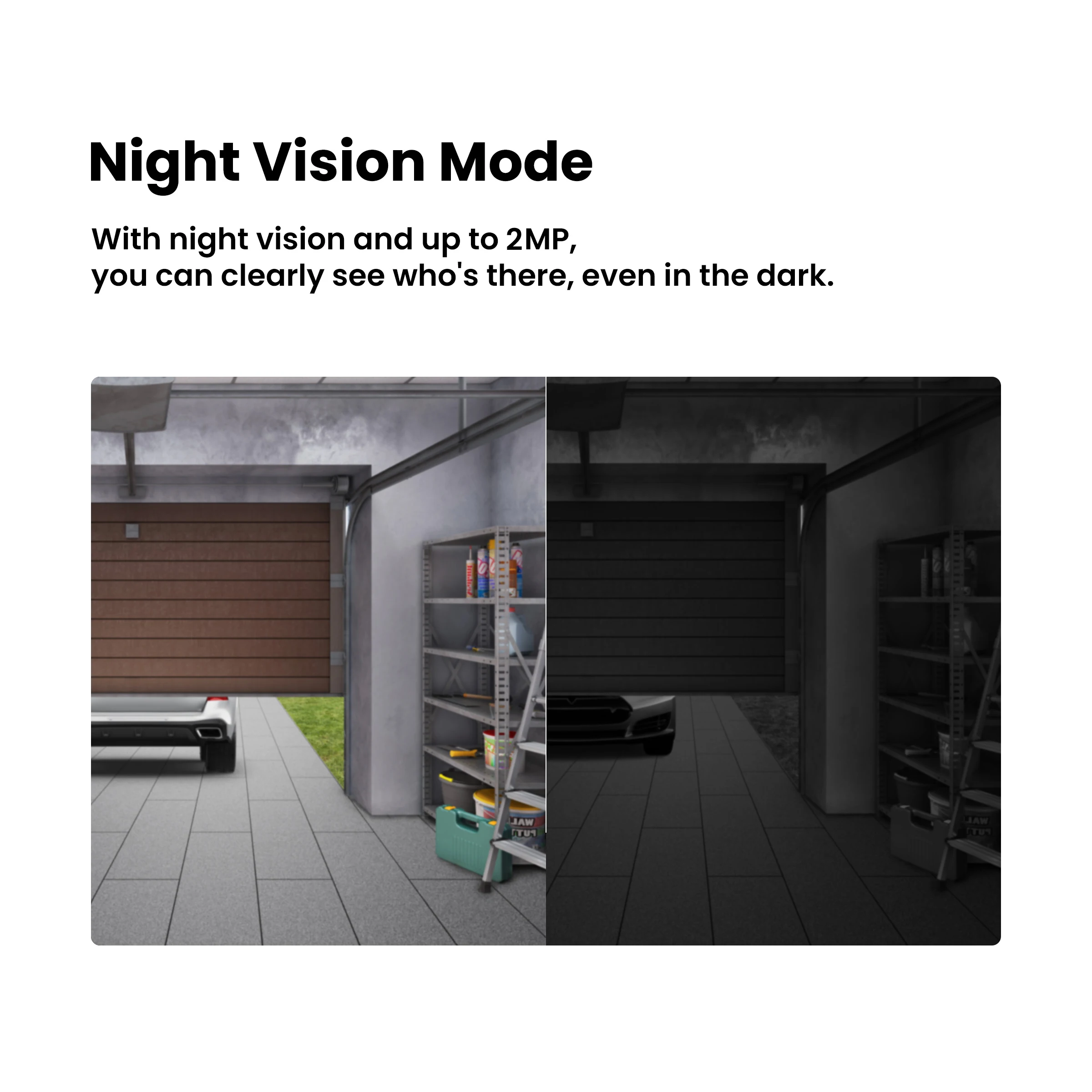 GIRIER Smart WiFi Garage Door Opener with Camera Monitor 1080P Smart Garage Camera Support 2-way Talk Work with Alexa Hey Google