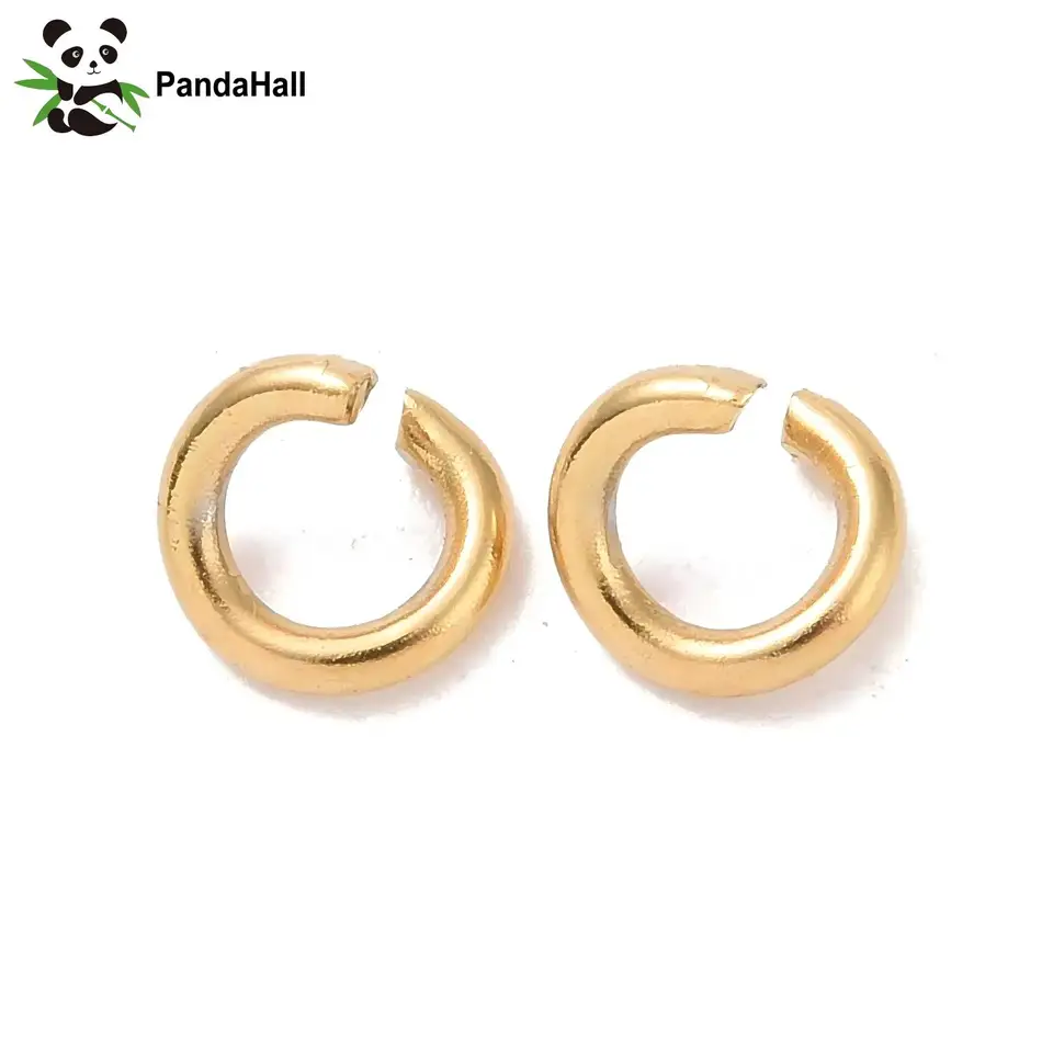 PandaHall 200個入り IP 304ステンレス鋼製 オープンジャンプリング