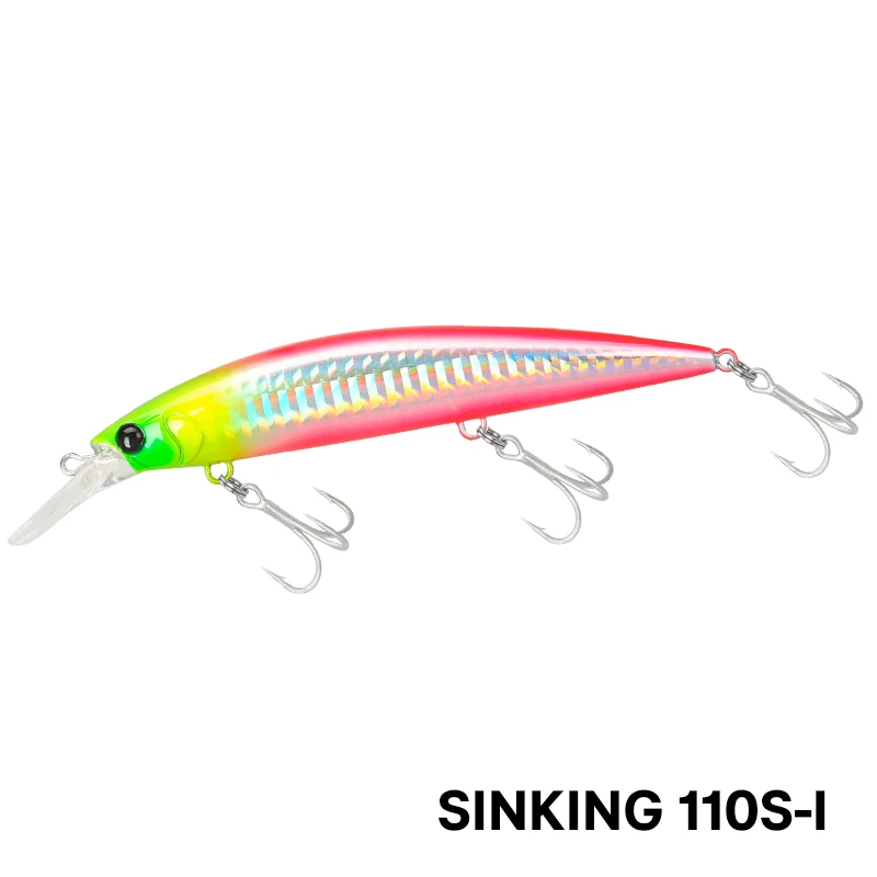 TSURINOYA 110mm 37g Sinking Minnow Max 80m Long Casting Angelköder Meeresangeln Künstlicher harter Köder WIZARD 110S Jerkbait Köder