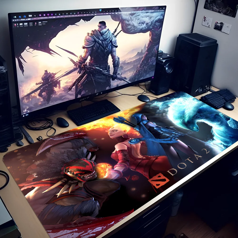 Game D-Dota 2 Mousepad In Stocked Laptop Gaming Mice Mousepad Size for large Edge Locking Game Keyboard Pad