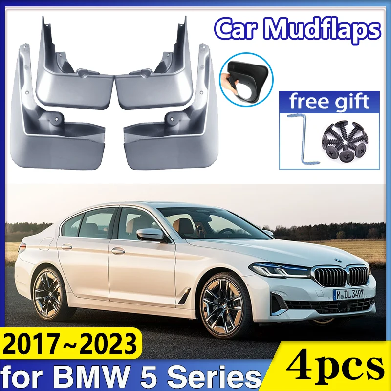 

Mudguards for BMW 5 Series G30 2017~2023 Accessories Front Wheel Fender Baking Paint Mud Flaps Guards Splash Flaps Car Mudflaps