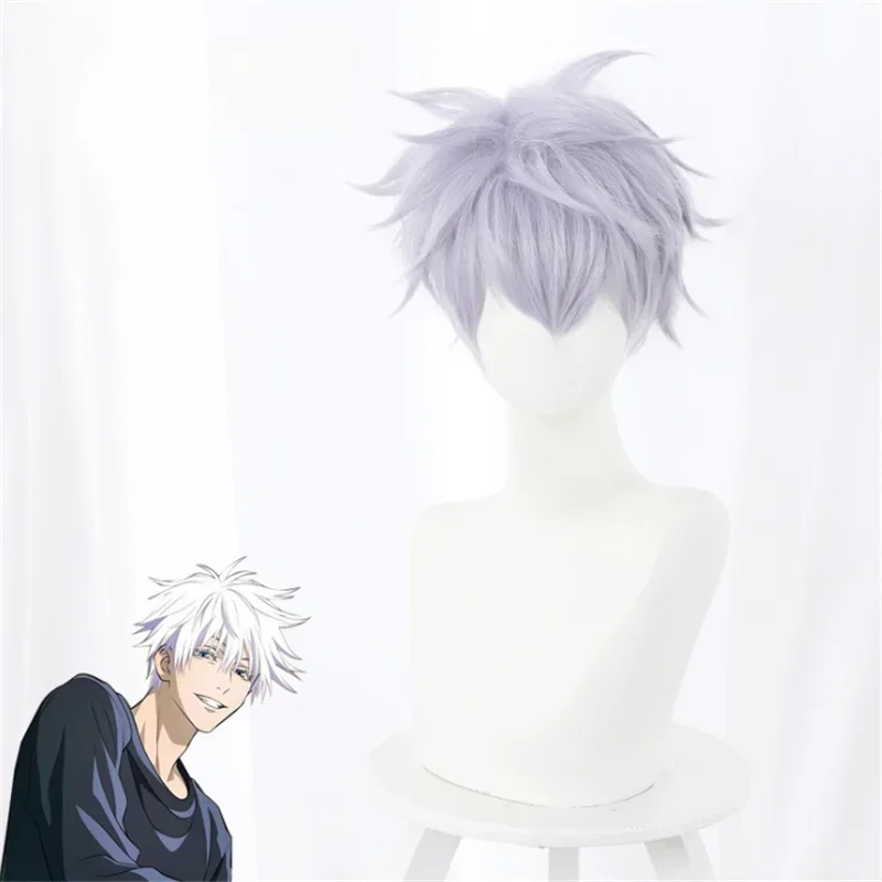 Anime wig, white wig, British style wig suitable for Halloween carnival party character performance