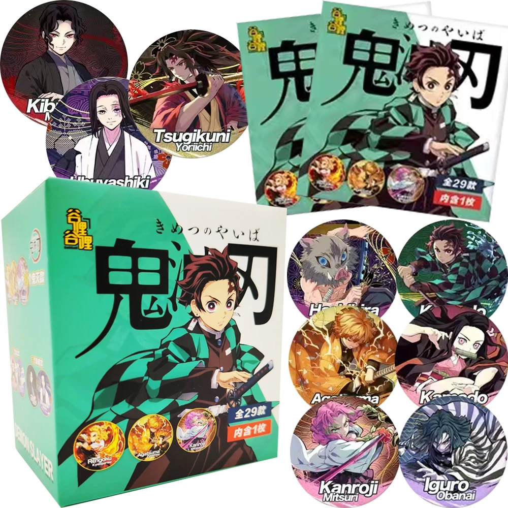 

Wholesale Demon Slayer Anime Badge Collection Kamado Tanjirou Agatsuma Zenitsu Cosplay Brooch Decoration Children Toys Gifts