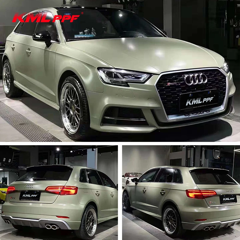 ฟิล์มไวนิลหุ้มรถยนต์เปลี่ยนสี คุณภาพสูง ไม่มีฟองอากาศ สติ๊กเกอร์ติดตัวถังรถยนต์