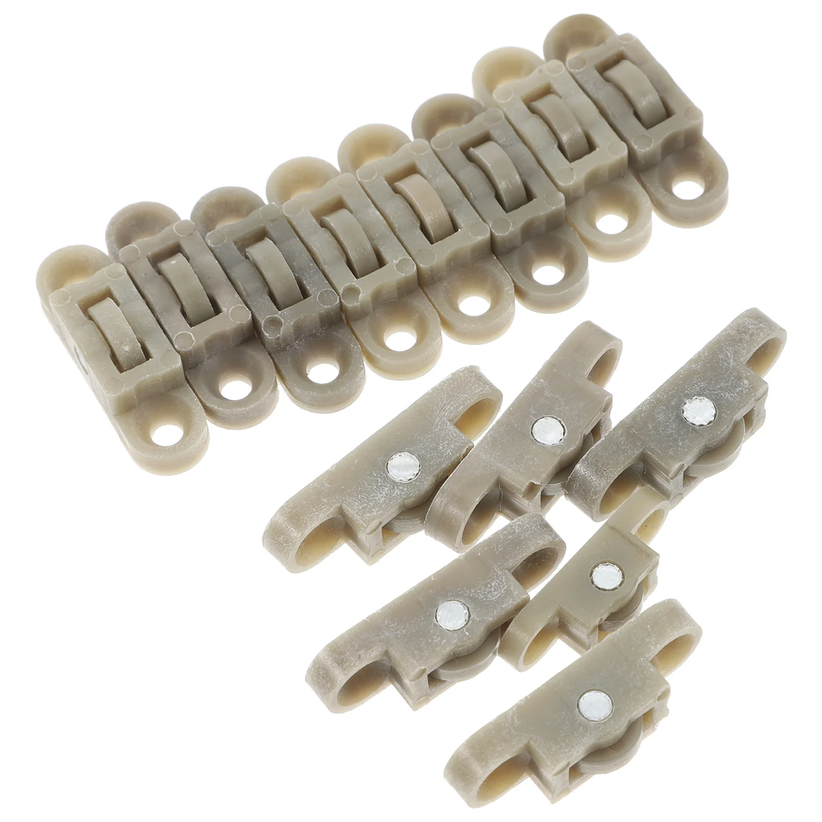 

20Pcs Cabinet Door Roller Single Wheel Nylon Pulley Sliding Track for Window Screen Operation Screen Single Wheel