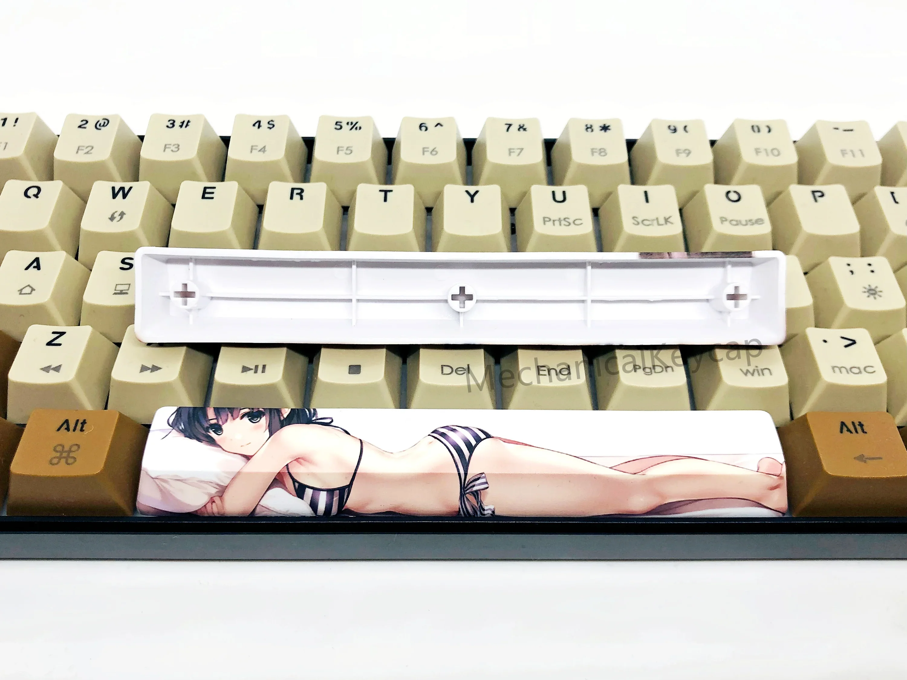 6.5x 6.25x sexy menina biquíni dye-sub barra de espaço keycap para cereja corsair mx teclado de jogos mecânicos