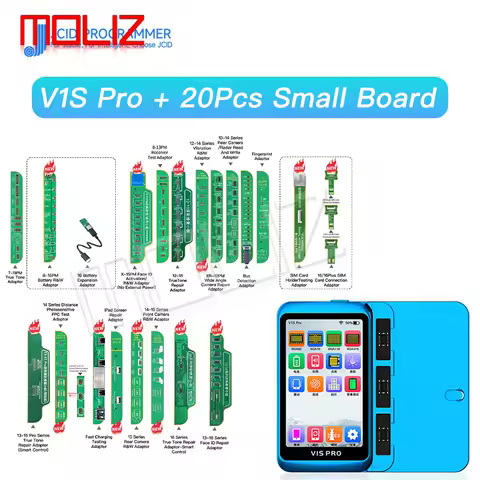 JC V1S Pro BGA315/110/70 Nand Programmer HDD SN Data Read Write Repair for IPhone 16 Series IPhone 6-16 NAND Flash Programmer