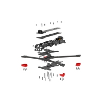 Chimera7 Pro V2 frame spare parts diy spare parts machine arm camera CNC side plate upper plate middle plate bottom plate