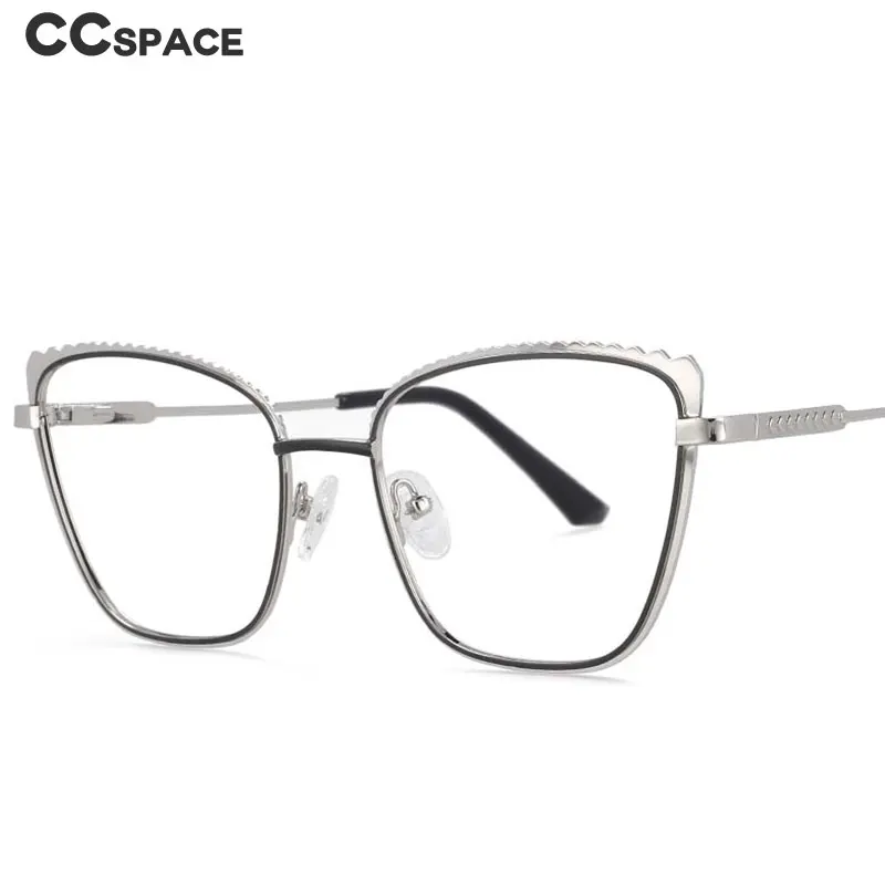 54030 Metal Anti Blue Light Optical Glasses Frames Retro Women Fashion Computer Eyeglasses