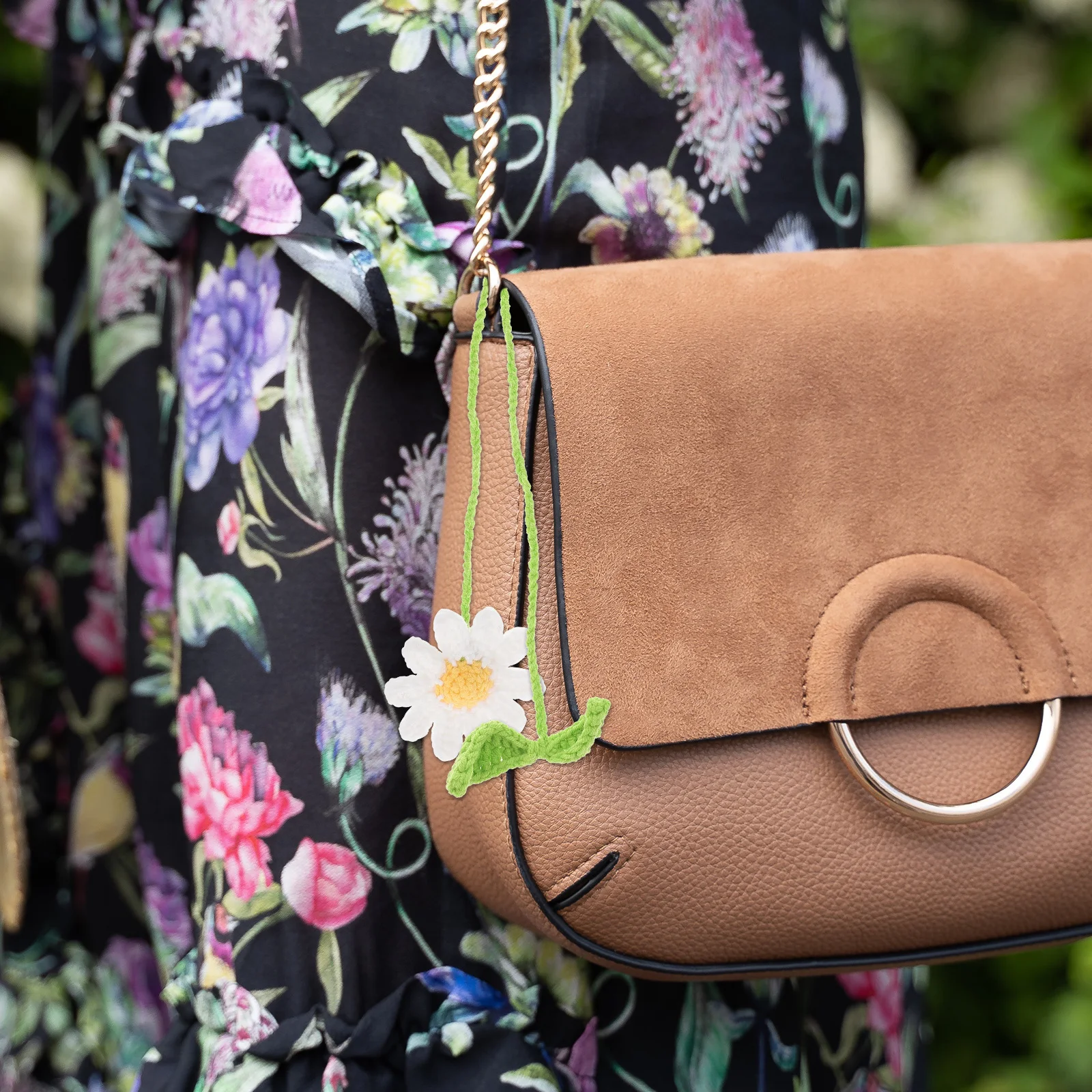 

Car Rearview Mirror Pendant Crochet Hanging Decor Auto Pendant Lovely Car Interior Decoration Rearview Mirror Ornament