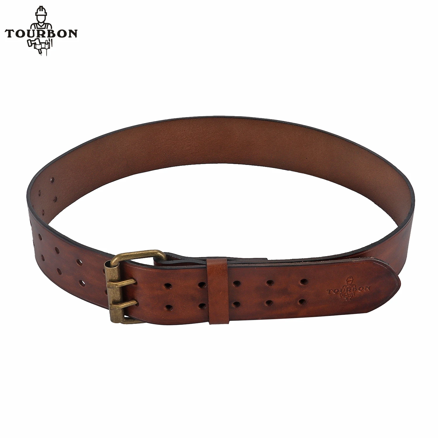 Tourbon Dày Da Thật Chính Hãng Da Phạm Vi Dụng Cụ Làm Việc Thắt Lưng Nam Xưởng Thắt Lưng 85-104Cm Nặng Thon Eo tiều Phu Thợ Điện