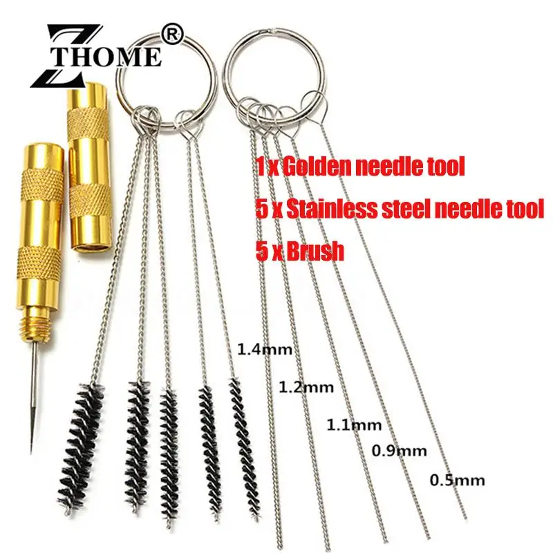 

11pcs Airbrush Spray Cleaning Repair Tool Kit Stainless steel Needle Brush Set