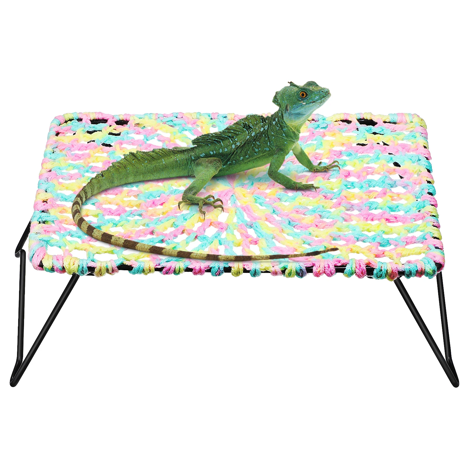 

Wide Application Reptile Hammock Lizard Bed Bearded Dragon Sleeping Resting Playing Spacesaving Pet Supplies Lizard Hammock