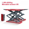 工場出荷時の価格 4000kg 1.2m/1.4m/1.6m/1.8m 油圧モバイルシザーカーリフト販売用可動シザーリフター 4