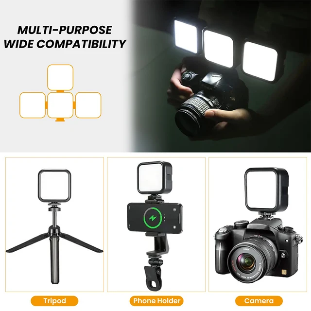 Pocket RGB Fill Light Portable LED Light Video Mini Fill Light For Camera Smartphone for GoPro Laptop Selfie Adjustable RGB Lamp 6 Pocket RGB Fill Light Portable LED Light Video Mini Fill Light For Camera Smartphone for GoPro Laptop Selfie Adjustable RGB Lamp 6