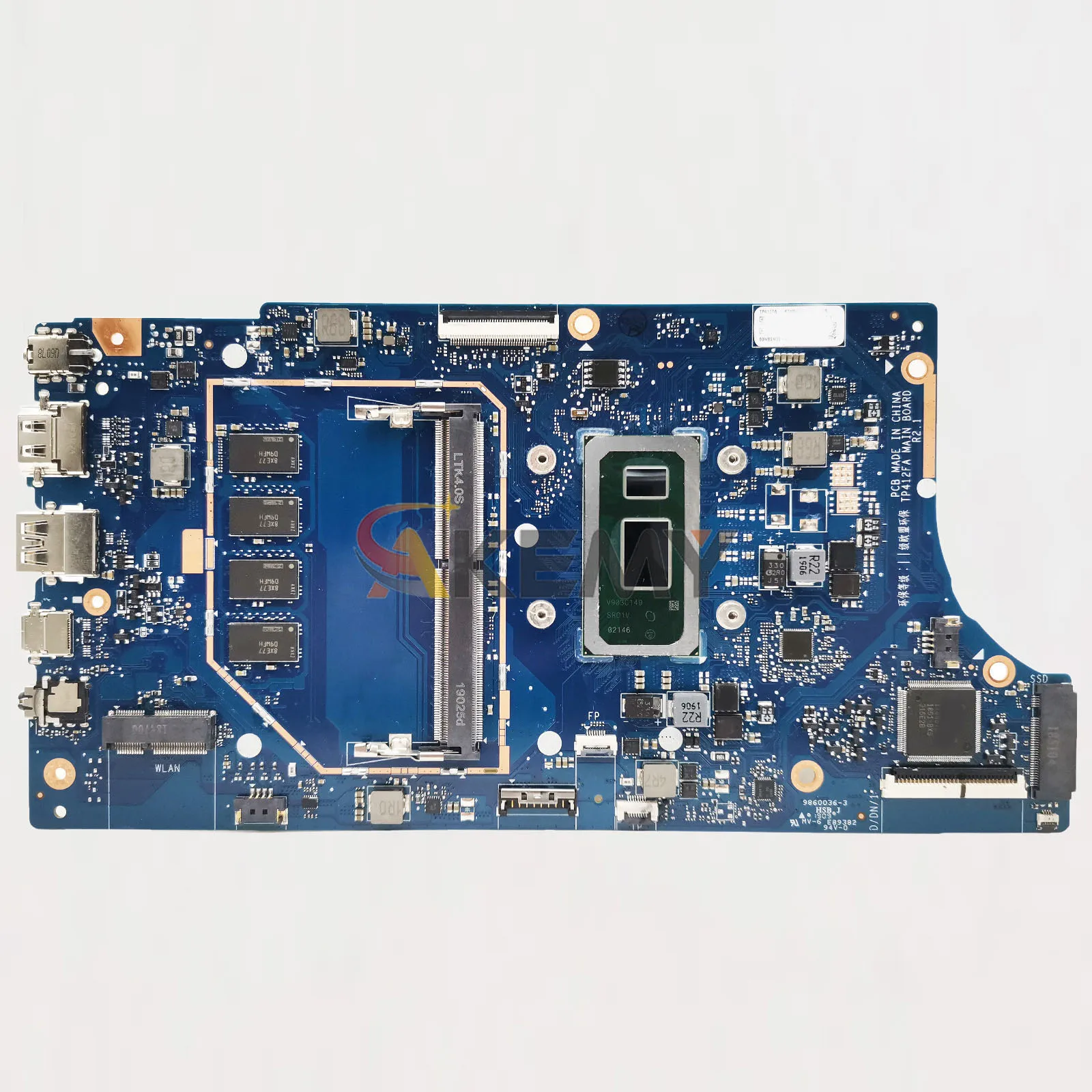 TP412FA TP412FAC Laptop Motherboard For ASUS VivoBook Flip TP412FA SF4100F TP412F Mainboard With I3 I5 I7 CPU 100% tests OK stk view 3