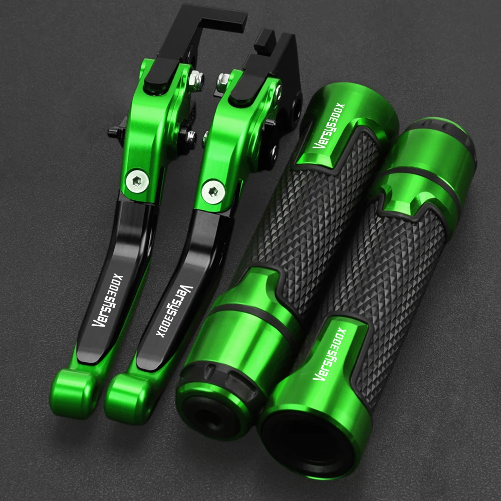 

Motorcycle CNC Adjustable Brake Clutch Levers Handlebar grips For KAWASAKI VERSYS300X VERSYS 300X 2008-2019 2018 2017 2016 2015