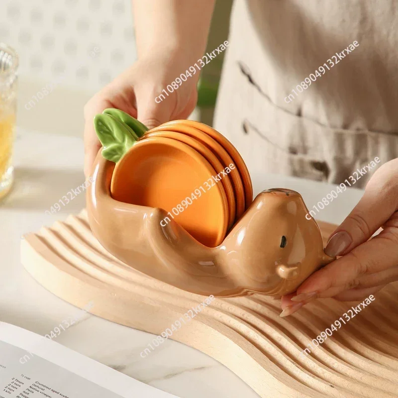 Cute Creative Kitchen Condiment Storage Set, Small Containers for Sauce, Side Dishes, Simple Home Decor