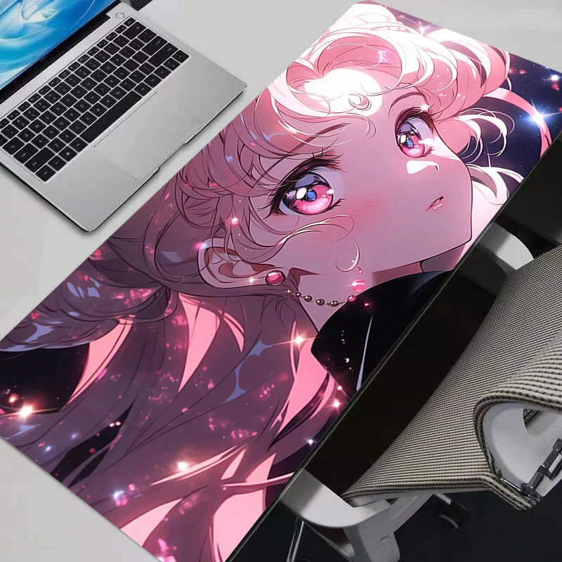 マウスパッド S-セーラームーン アニメ マウスパッド ゲーマー キーボード マウスパッド PC コンピューター ソフトラバー デスクマット ゲーミングパッド 滑り止めマウスマット