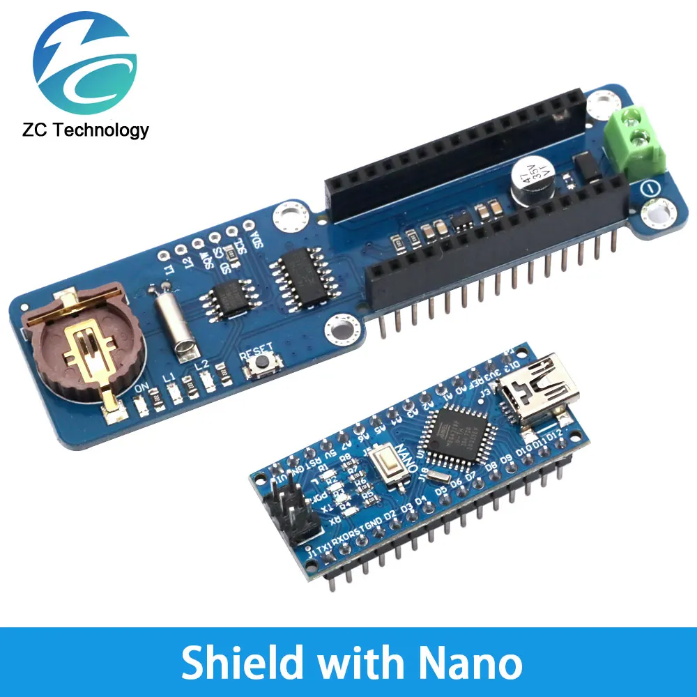 Nano Data Record Logging Shield Module For Arduino Nano Recorder Module 3.3V With SD Card Interface Module RTC Real Time Clock