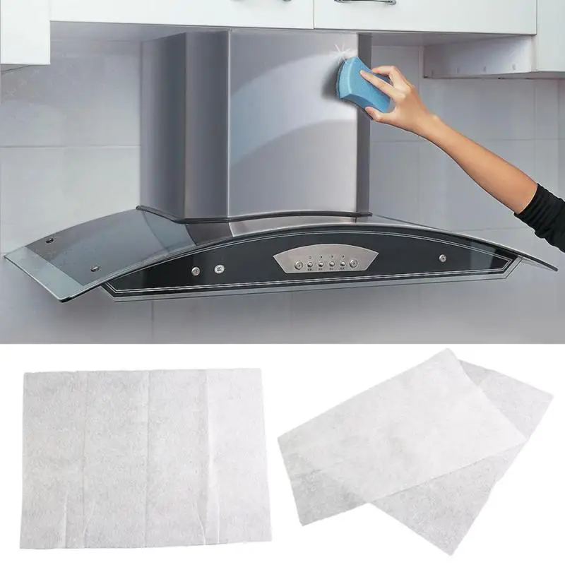 Clean Cooking Nonwoven Range Hood Grease Filter Kitchen Supplies Oil Proof Sticker Pollution Mesh Range Hood Filter Paper