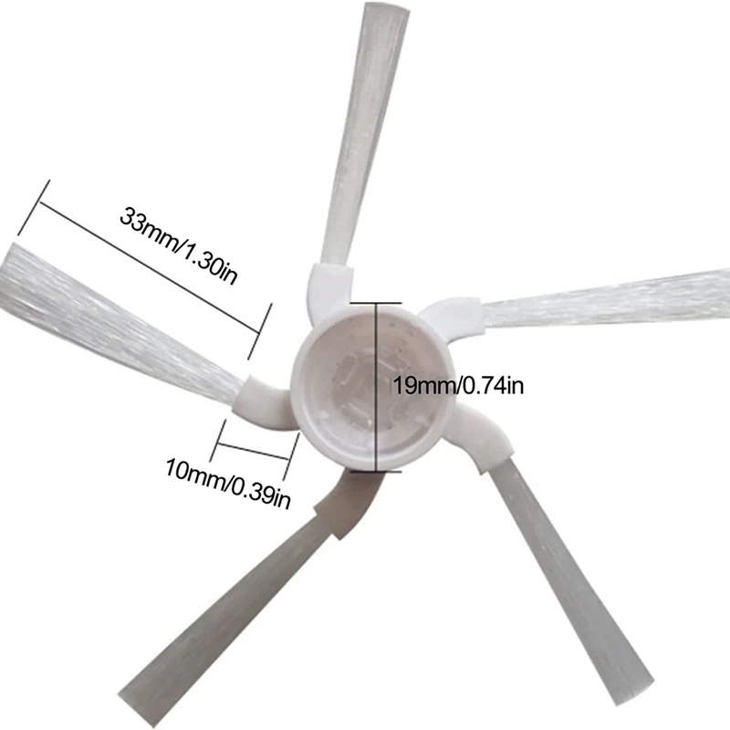 قطع غيار لـ Dreame W10 و W10pro ، فرشاة رئيسية ، فرشاة جانبية ، فلتر HEPA ، تركيب سهل ، ملحقات مكنسة كهربائية