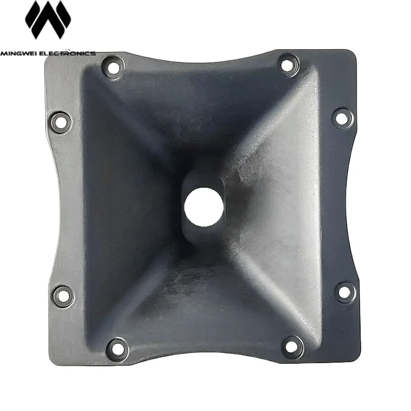 MW Audiio R Style Square Compression Horn PRO Audio HF Driver 180x180x100mm 1inch Throat
