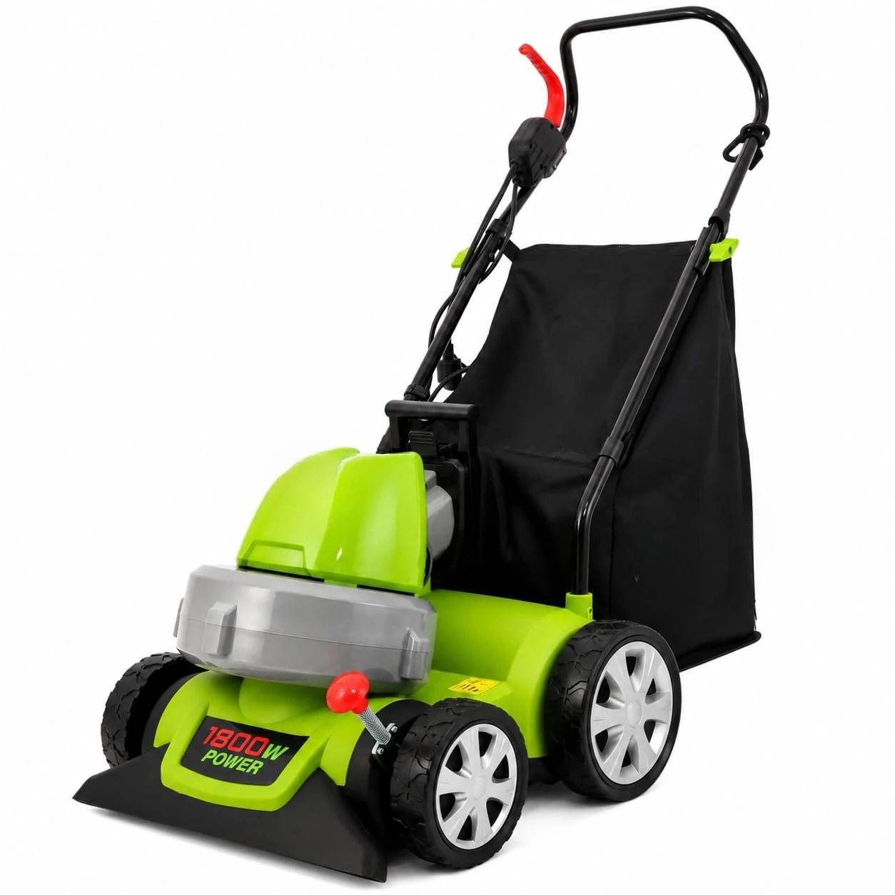 1600W 3-in-1 Electric Leaf Blower Vacuum Mulcher, Corded Leaf Vacuum with 12 Gallon Collection Bag, Leaf Shredder &