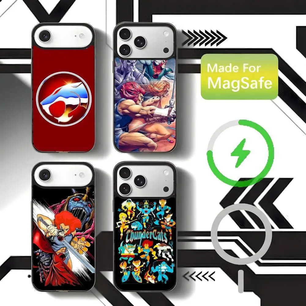 

T-ThunderCatsS Phone Case For iPhone 17,16,15,14,13,12,11,Pro,Max,Plus,Mini,SE4,E Magnetic Magsafe Wireless Charging