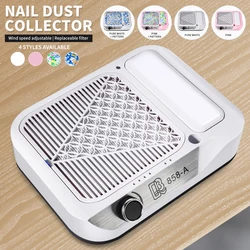 Powerful Nail Vacuum Professional Nail Dust Collector with Removable Filter Ideal for Home Salon Use Electric Manicure Tools