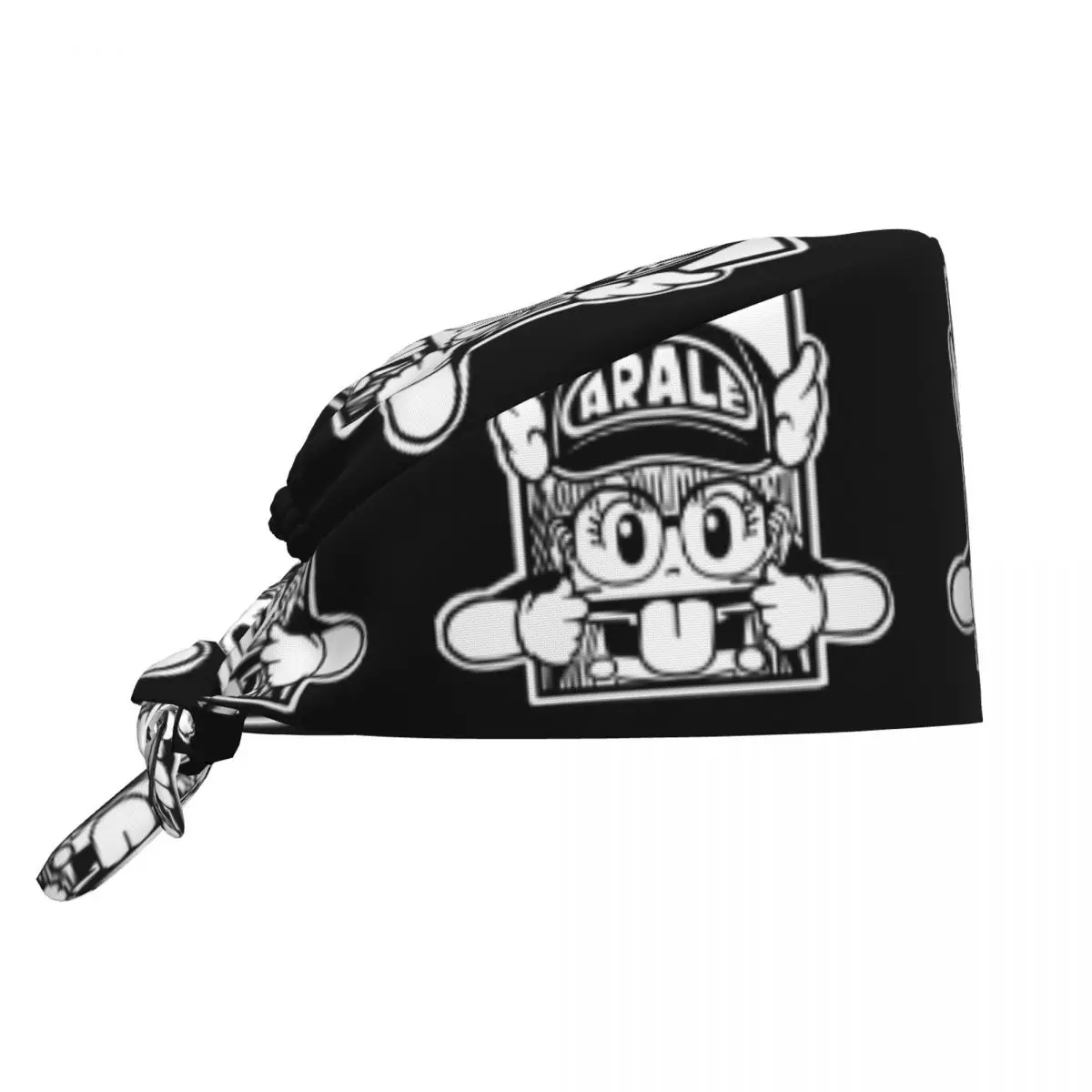Personalizado divertido Arale Norimaki Anime personal médico Scrubs sombrero mujeres hombres Dr. Slump para Chef sombrero Scrub gorras