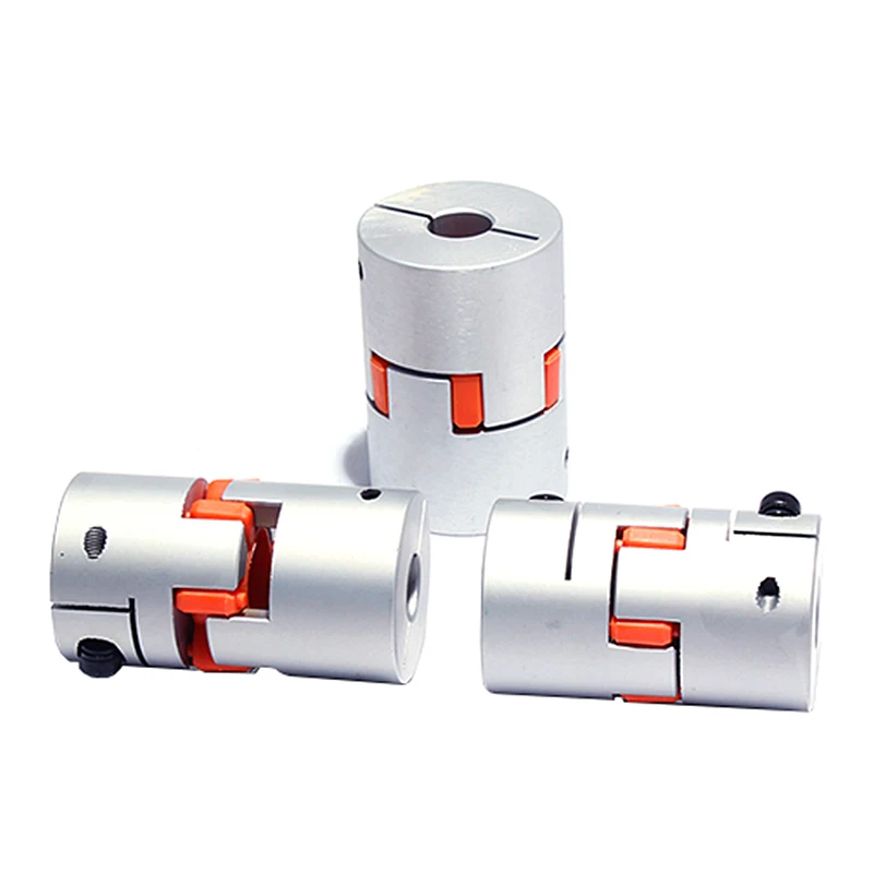 Promotion D20L25 Four Jaws Aluminium Plum Coupling Encoder CNC Stepper Motor Shaft Component Spider Flexible Coupler