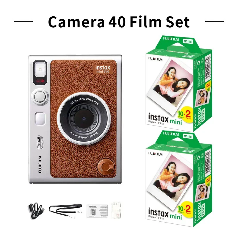 Original fujifilm instax mini evo câmera fujifilm câmera instantânea ...