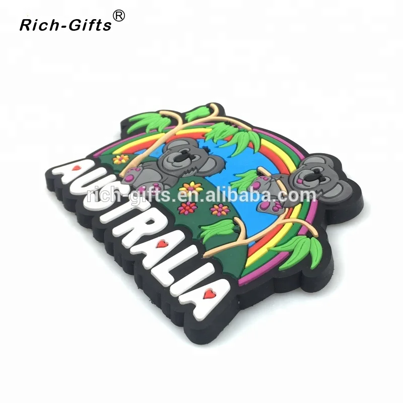 Personalized Soft Rubber Fridge Magnet for Australia, Custom