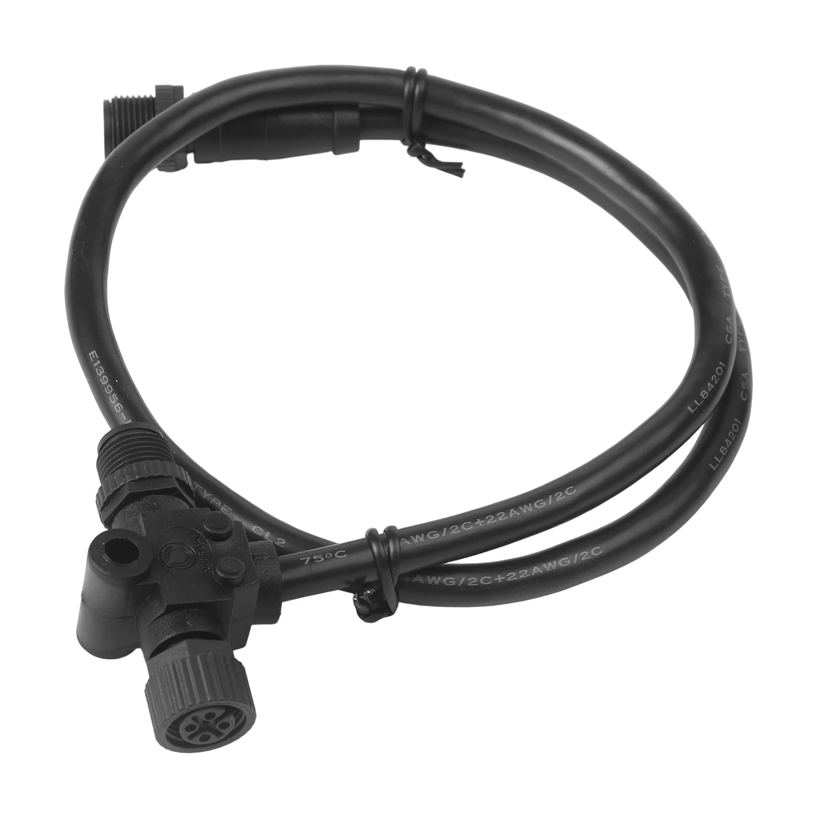 

3-контактный соединительный кабель M125P для морского использования NMEA 2000, водонепроницаемый IP67 4A, ток, 5-контактный фиксатор для надежных соединений