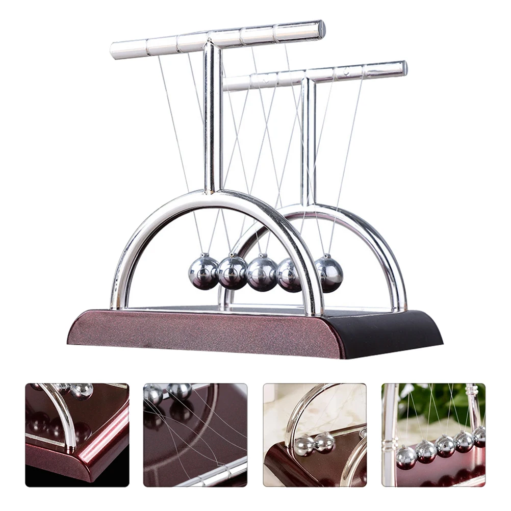 

Bump Ball Cradle Plastic Adornment Desktop Decoration Exquisite Ornament Creative Toy Home Office Decor